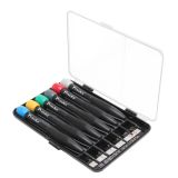 Screwdriver set, star type, vanadium steel, 6 pieces, SD-3502, PRO'S KIT