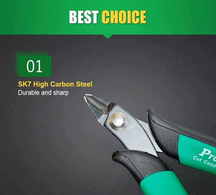 Cutting pliers, 135mm, high carbon steel, PM-30D, PRO'S KIT