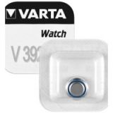 Плоска батерия V392, 1.55V, 40mAh, сребърна, за часовник, VARTA