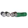 LED фенер метален, 9 светодиода, черен, зелен, син, червен - 5
