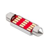 Автомобилна LED лампа, софитна, 12~24VDC, 1.35W, 12LED, 41mm, студено бяла, ZAR0384.1, Rebel