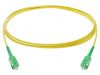 Fiber patch cord, SC/APC, SC/APC, simplex, OS2, yellow, FIBRAIN