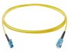 Fiber patch cord, LC/UPC, SC/UPC, duplex, OS2, yellow, FIBRAIN