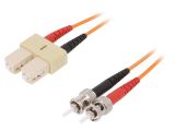 Оптична пач корда, SC/UPC, ST/UPC, duplex, OM2, оранжев, LAPP kabel, 2m