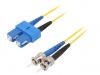 Fiber patch cord, SC/UPC, ST/UPC, duplex, OS2, yellow, LAPP kabel