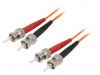 Оптична пач корда, ST/UPC, ST/UPC, duplex, OM1, оранжев, LAPP kabel
