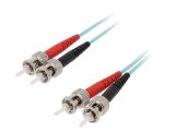 Оптична пач корда, ST/UPC, ST/UPC, duplex, OM3, син, LAPP kabel, 2m