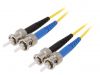 Fiber patch cord, ST/UPC, ST/UPC, duplex, OS2, yellow, LAPP kabel