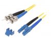 Fiber patch cord, LC/UPC, ST/UPC, duplex, OS2, yellow, LAPP kabel
