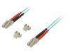 Fiber patch cord, LC/UPC, LC/UPC, duplex, OM3, blue, LAPP kabel