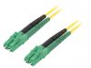Fiber patch cord, LC/APC, LC/APC, duplex, OS2, yellow, LAPP kabel