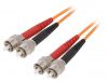 Fiber patch cord, FC/UPC, FC/UPC, duplex, OM2, orange, LAPP kabel