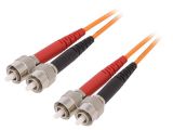 Fiber patch cord, FC/UPC, FC/UPC, duplex, OM2, orange, LAPP kabel, 2m