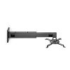 Projector (multimedia) stand, ceiling mount, up to 15 kg, steel, black - 4
