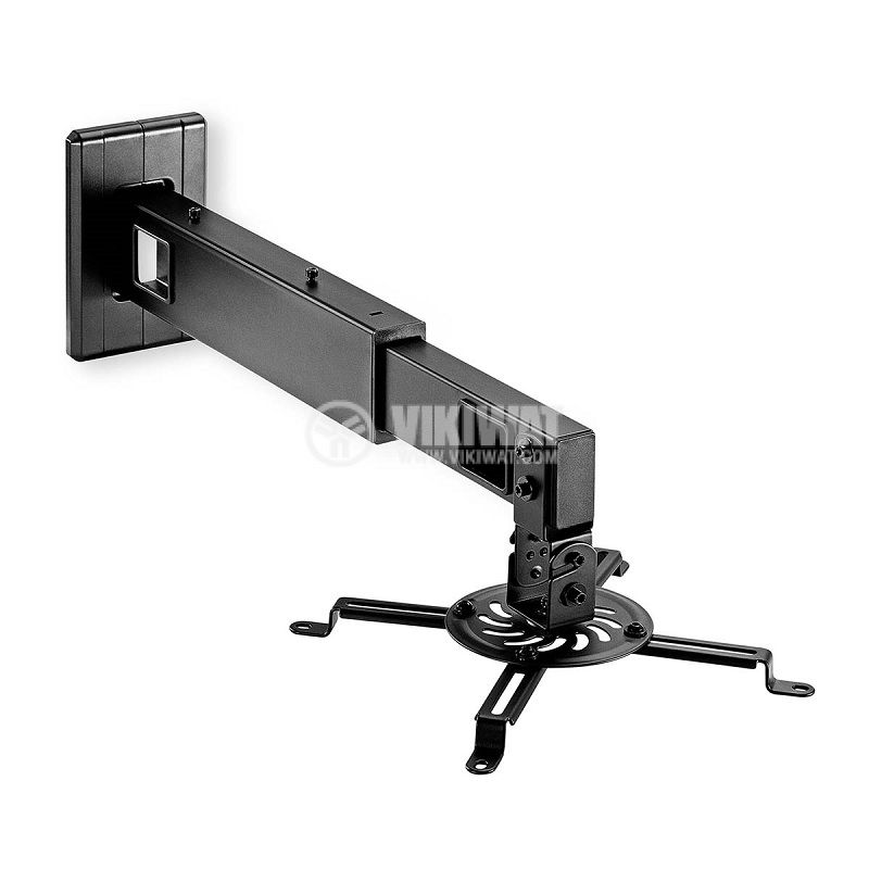 Projector (multimedia) stand, ceiling mount, up to 15 kg, steel, black - 3
