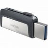 Флаш памет SanDisk Ultra Dual Drive, 2 в 1, 128GB, USB 3.1/USB Type C
 - 2