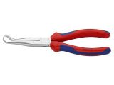 Pliers, semicircular, angled, KNIPEX, 200mm