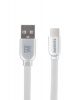 Power Cable USB-A / m cable - USB Type-C, 1m, silver, HQ - 1