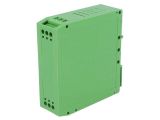 Кутия за DIN шина, полиамид, цвят зелен