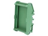 Enclosure box base, PVC, color green, DM100-0050-14-100AH