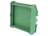 Enclosure box base, PVC, color green, DM108-0090-14-100AH
