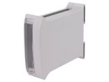 Enclosure for DIN rail, ABS, color gray, 10.000235