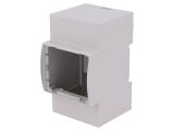 Enclosure for DIN rail, ABS, color gray, 25.0310000.BL