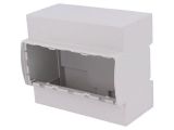 Enclosure for DIN rail, ABS, color gray, 25.0610000.BL