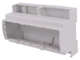 Enclosure for DIN rail, ABS, color gray, 25.0801000.BL