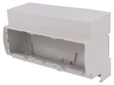 Enclosure for DIN rail, ABS, color gray, 25.0806000.BL