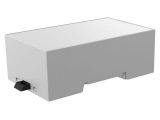 Enclosure for DIN rail, ABS, color gray, 35.0314000.BL