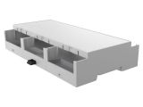 Enclosure for DIN rail, ABS, color gray, 35.0907000.BL