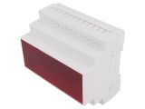 Enclosure for DIN rail, ABS, color gray, Z110F ABS V0