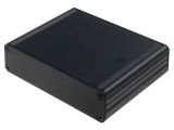 Кутия с панел, алуминий, цвят черен, AKG 105 26 80 SA