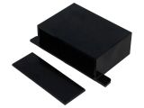 Кутия с панел, ABS, цвят черен, KM-25A/BK