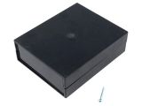 Кутия с панел, ABS, цвят черен, KM-35 BK
