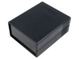 Enclosure with panel, ABS, color black, KM-48N BK