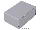 Кутия универсална, алуминий, цвят сив