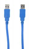 Кабел, USB-A/m 3.0 - USB-A/m 3.0, син, 3m