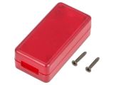 Enclosure for USB, ABS, color red, 1551USB2TRD