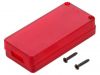 Кутия за USB, ABS, цвят червен