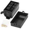 Automotive 6 Way Fuse and Relay Box with Terminals, RB-R6F6-3, 12V