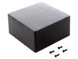 Кутия универсална, алуминий, цвят черен