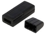 Кутия за USB, ABS, цвят черен, KM-205 BK