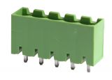 PCB terminal block WITH INSULATING BARRIERS, 5pin, 15A, for PCB