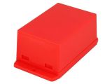 Enclosure universal, ABS, color red, NUB1057050RD