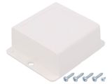 Enclosure universal, ABS, color white, PP044W-S