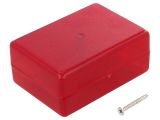 Enclosure universal, ABS, color red, Z23BRD