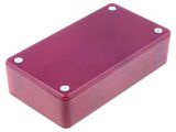Enclosure universal, ABS, color red