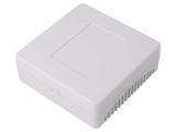 Enclosure universal, ABS, color white, Z123AWB ABS